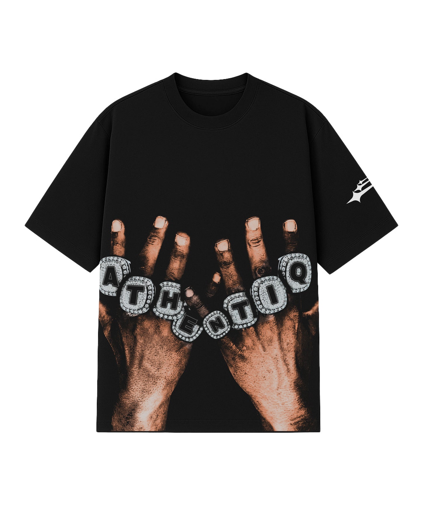 ATHENTIQ 8 RINGS LOGO TEE