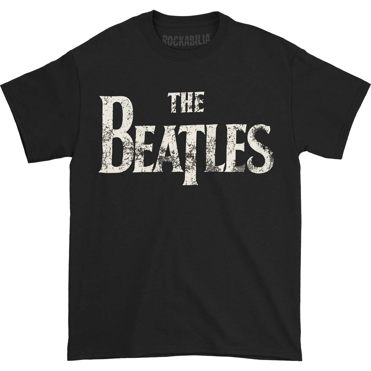 Distressed Logo Slim Fit T-shirt