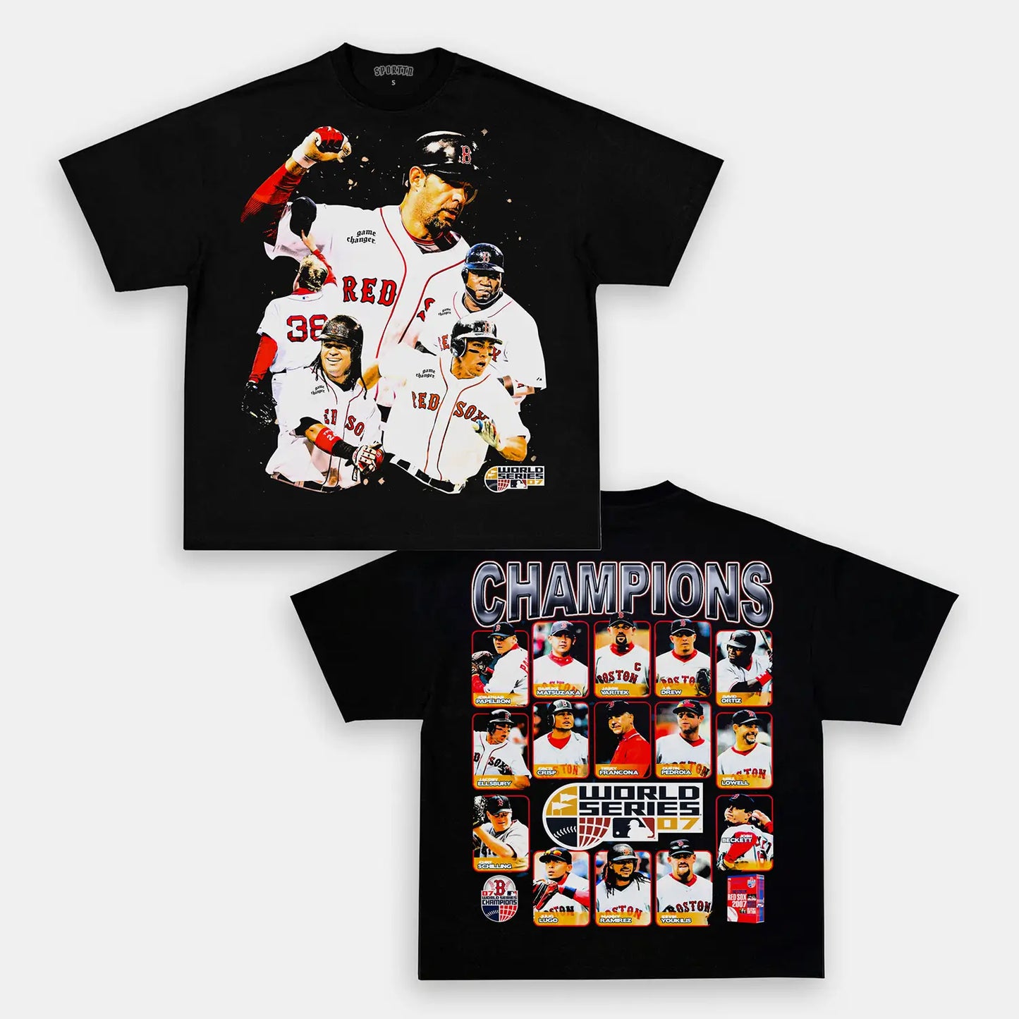 2007 WORLD SERIES CHAMPS - RED SOX TEE Style001