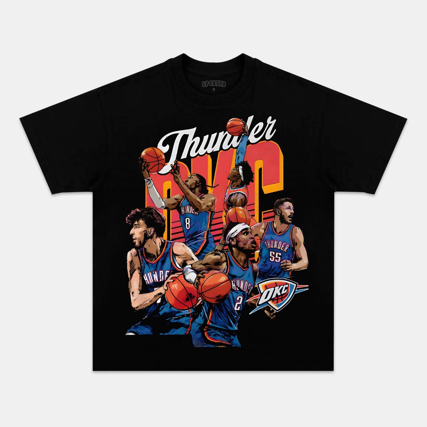 2025 OKLAHOMA CITY THUNDER TEE Style002