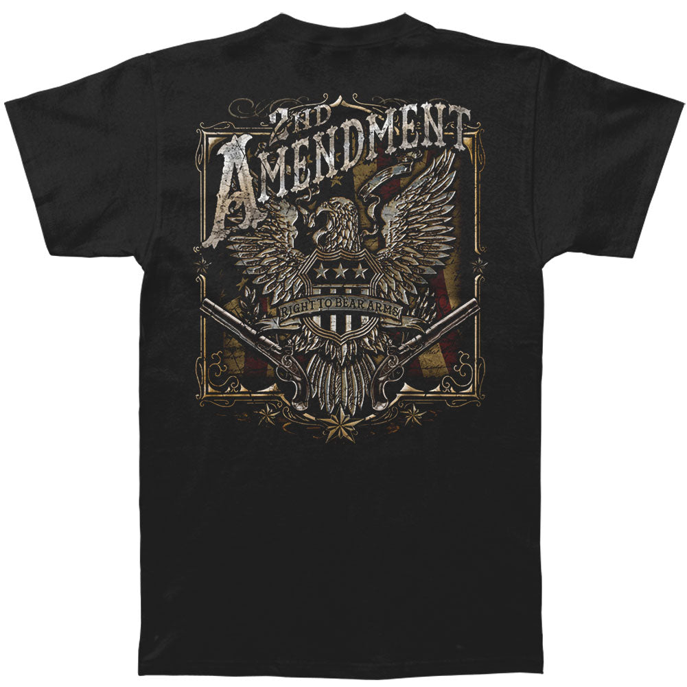 2nd Amendment Eagle Silver Foil T-shirt