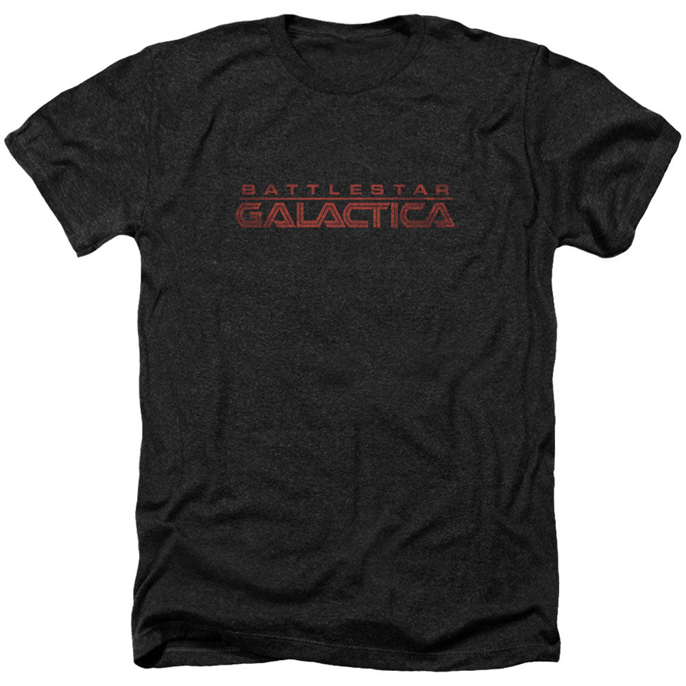 Battered Logo Adult Heather 40% Poly T-shirt