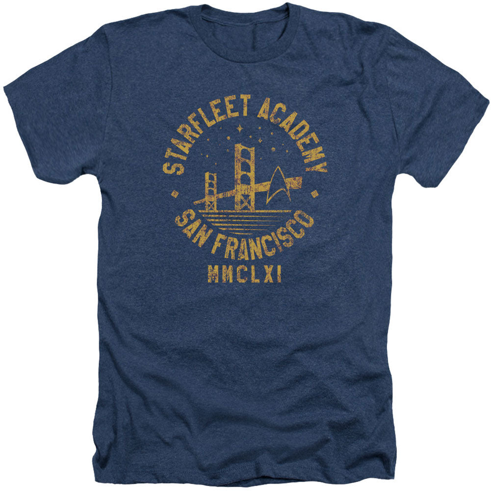 Collegiate Bridge Adult Heather 40% Poly T-shirt