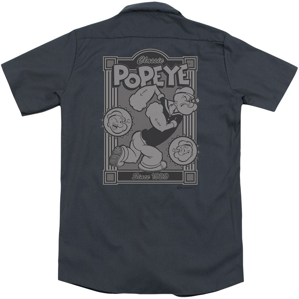 Classic Popeye (Back Print) Workshirt Style001