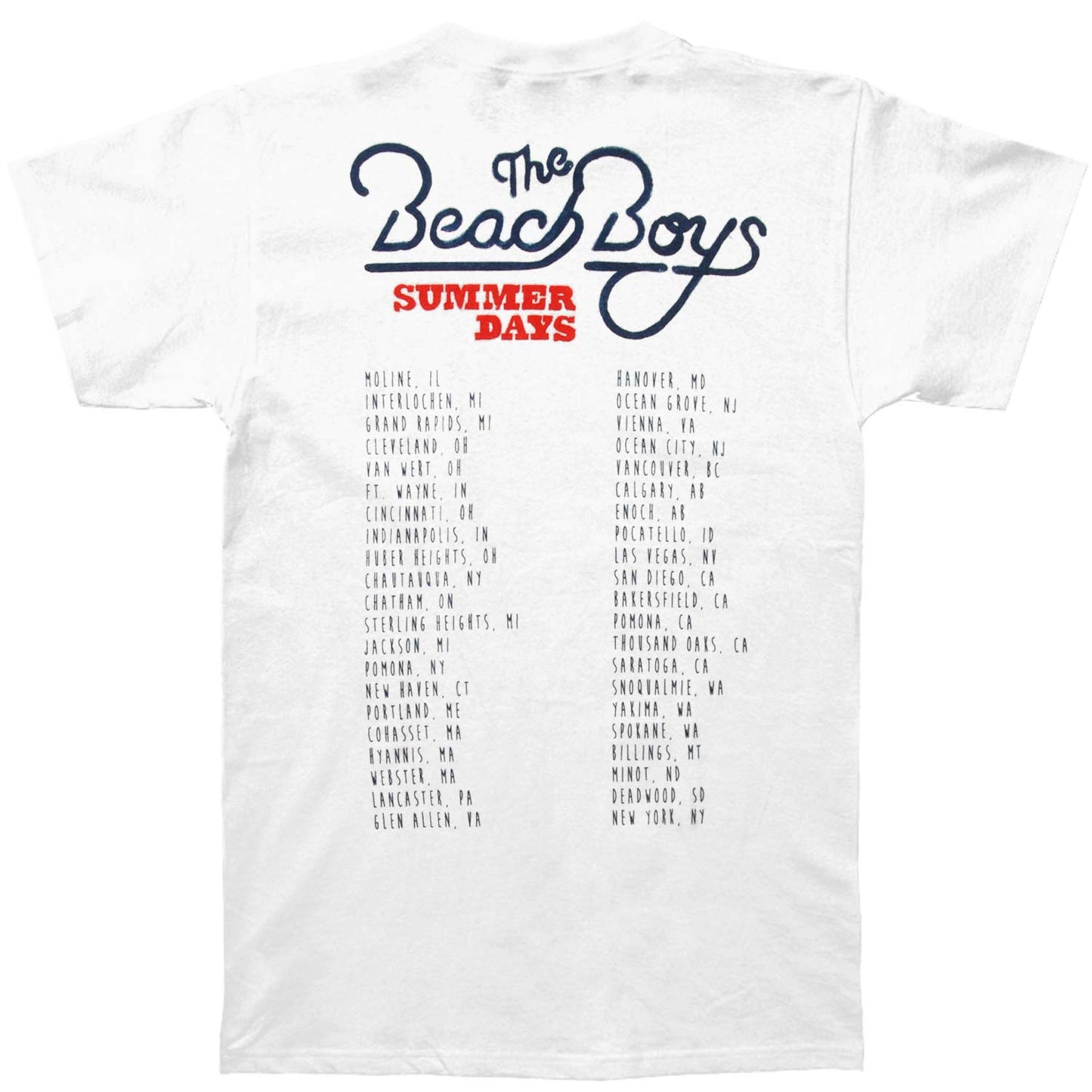 Cali Girls 2015 Tour T-shirt Style002