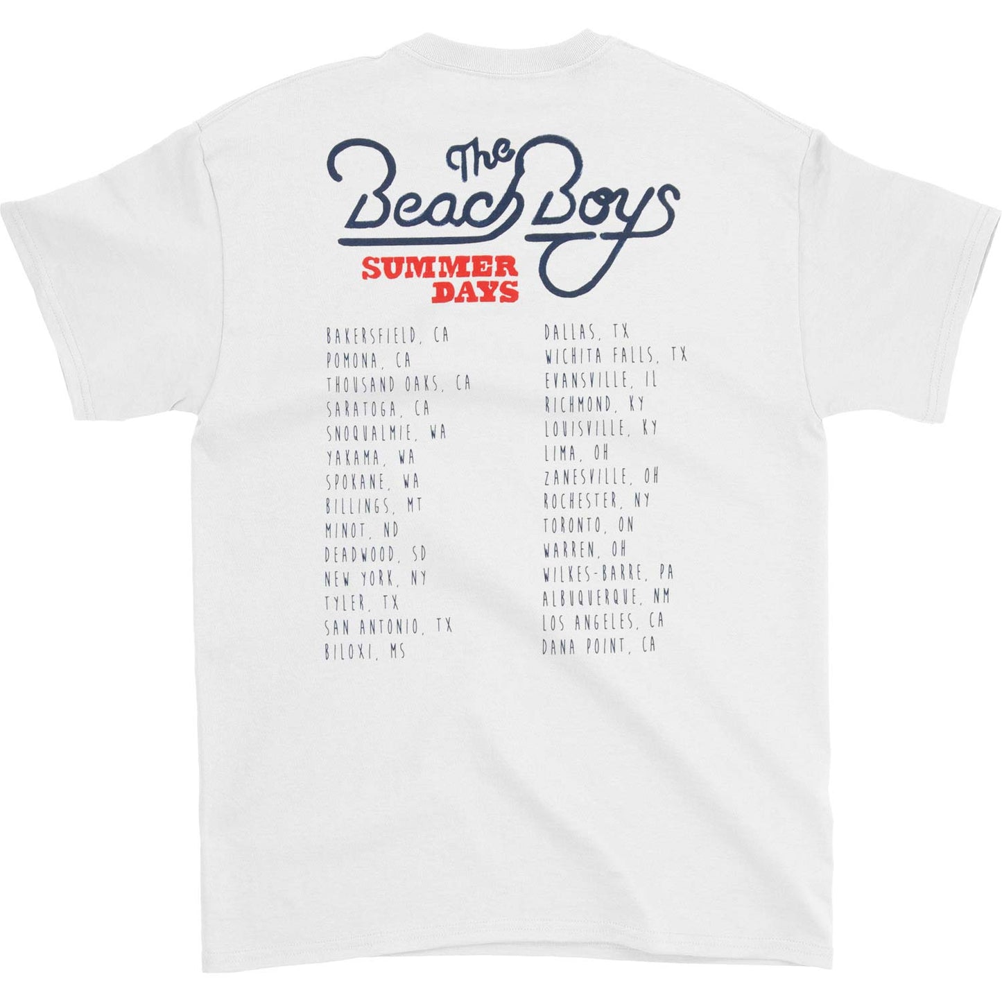 Cali Girls 2015 Tour T-shirt
