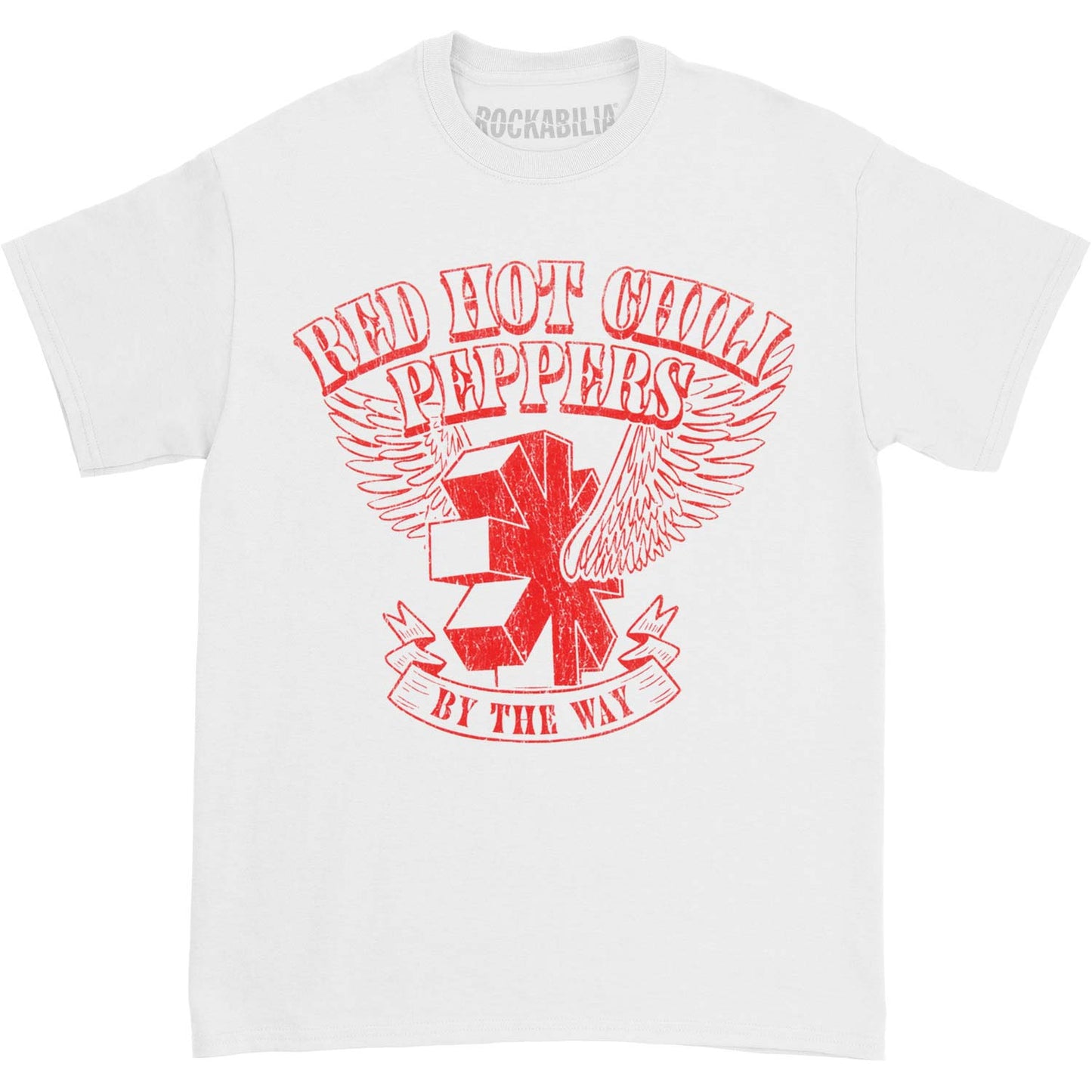 By The Way Distressed Logo T-shirt