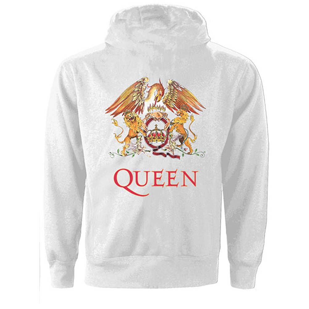 Classic Crest (Back Print) Ladies Zipped Hoodie Girls Jr Hooded Sweatshirt