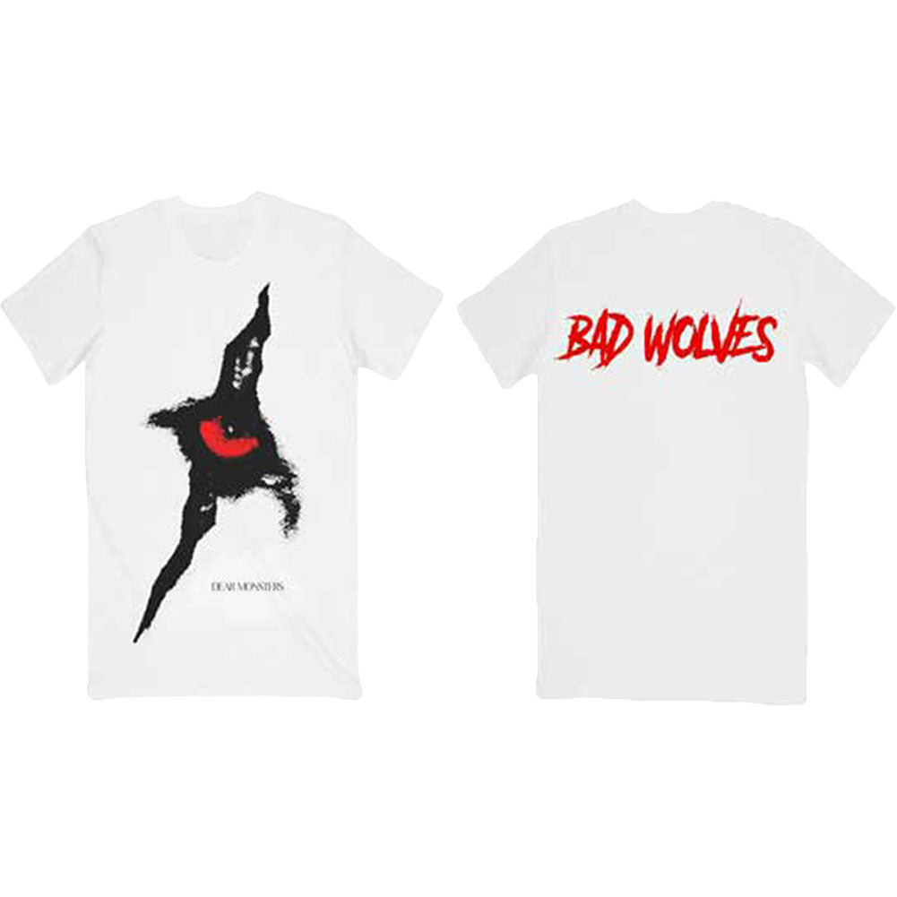 Dear Monsters Eye & Logo (Back Print) Slim Fit T-shirt