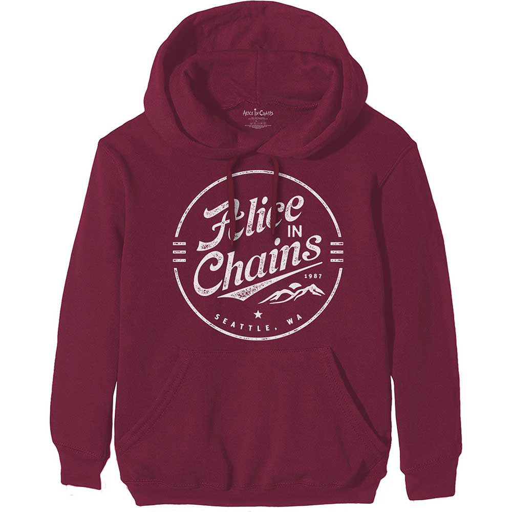 Circle Emblem Hooded Sweatshirt