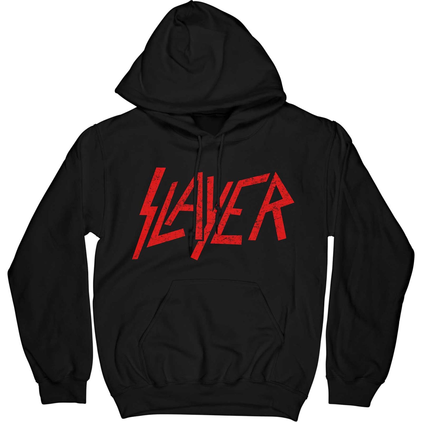 Distressed Logo Hooded Sweatshirt Style003