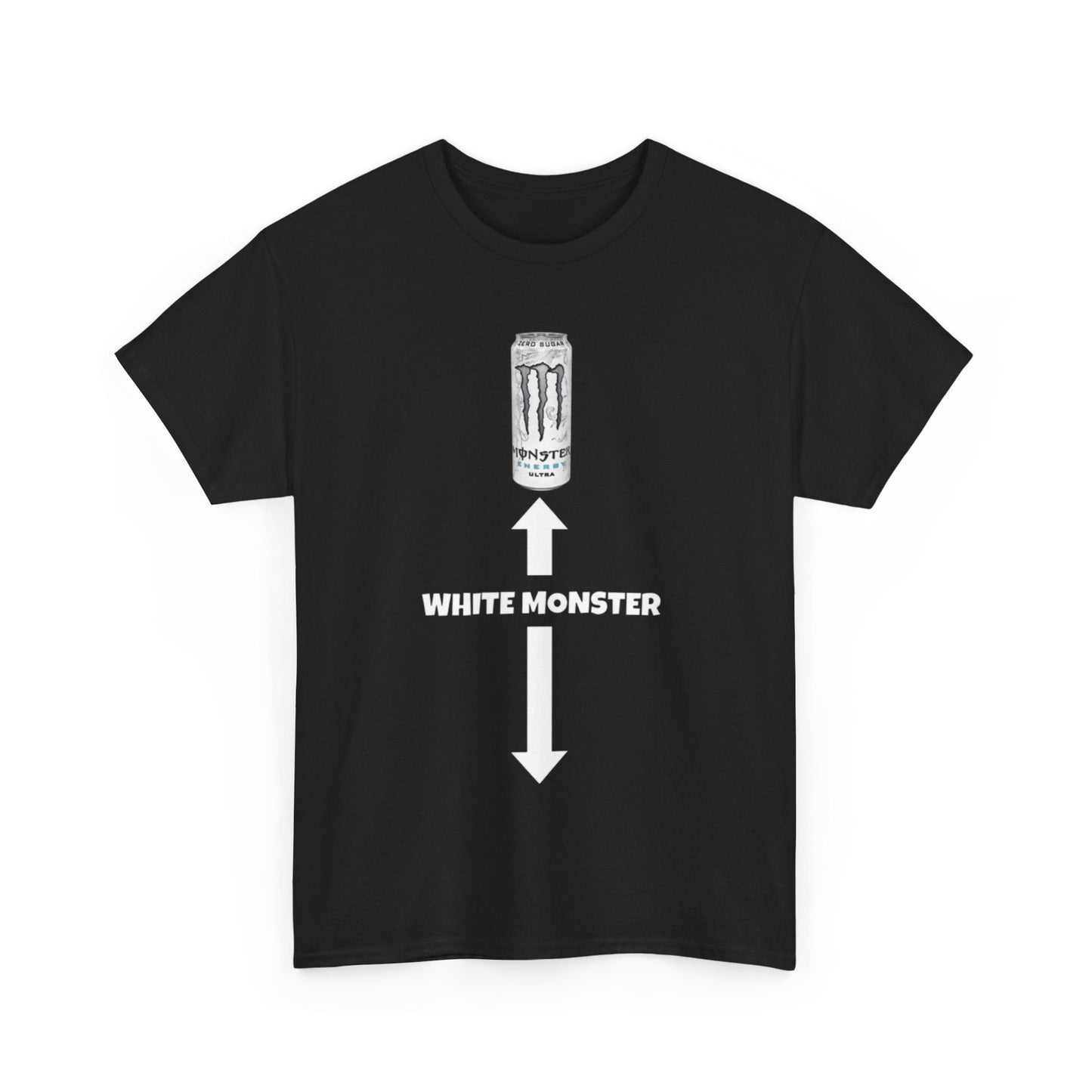 White Monster Funny Shirt