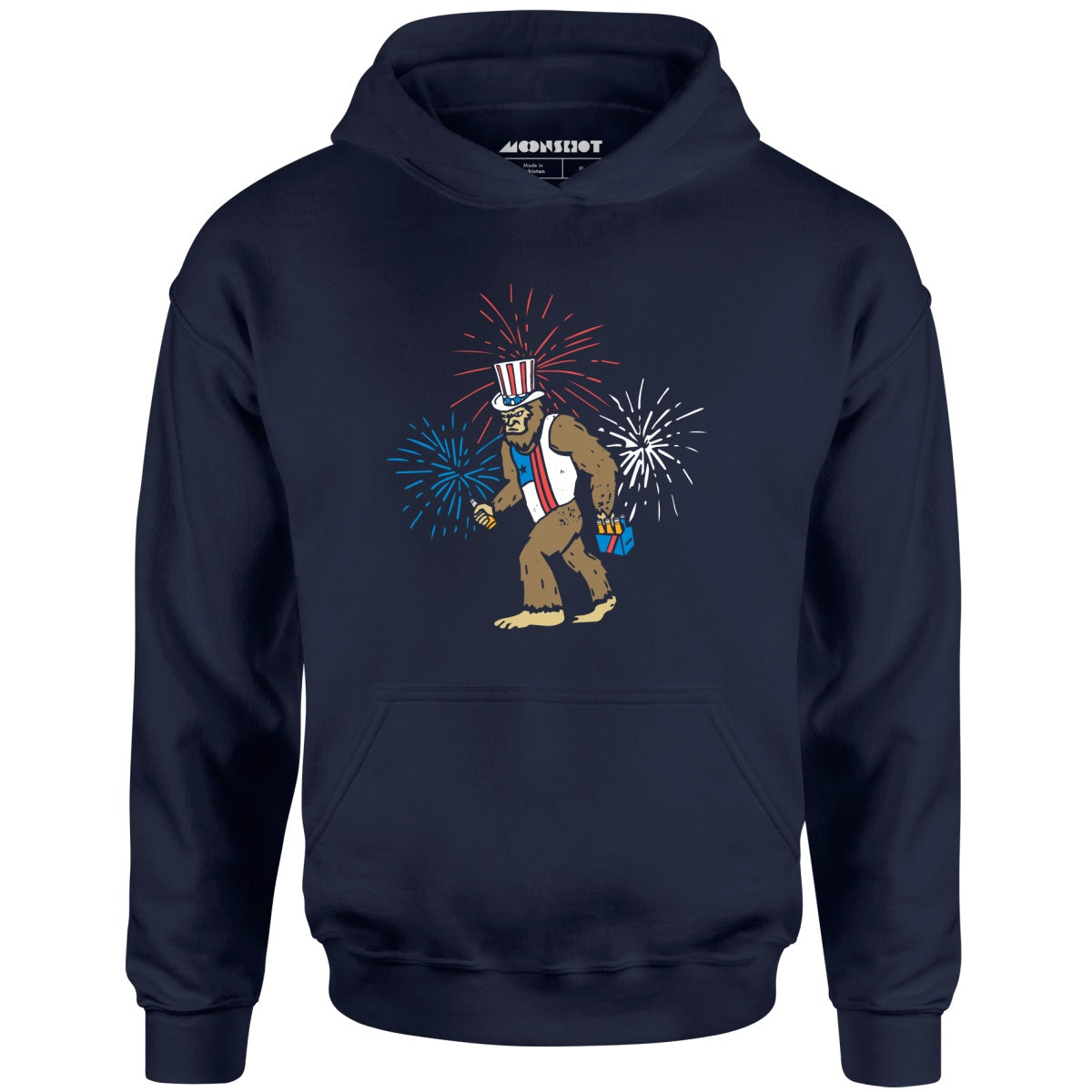 4th of July Bigfoot - Unisex Hoodie