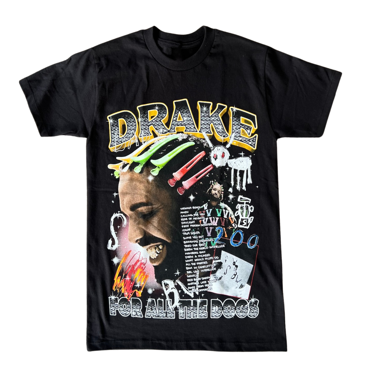 Drake For All My Dogs "Bling" Graphic Tee
