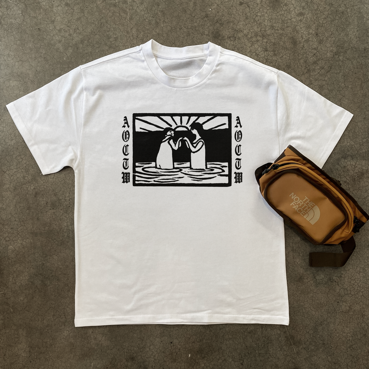 'SOLAR POWER' HEAVYWEIGHT WHITE T-SHIRT