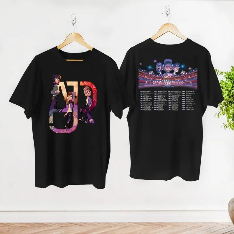 AJR The Maybe Man Tour 2024 Shirt, AJR Band Fan Shirt, Ajr Members Chibi Shirt, AJR Band Merch, Ajr Band Shirt, Ajr The Click Galaxy T-Shirt