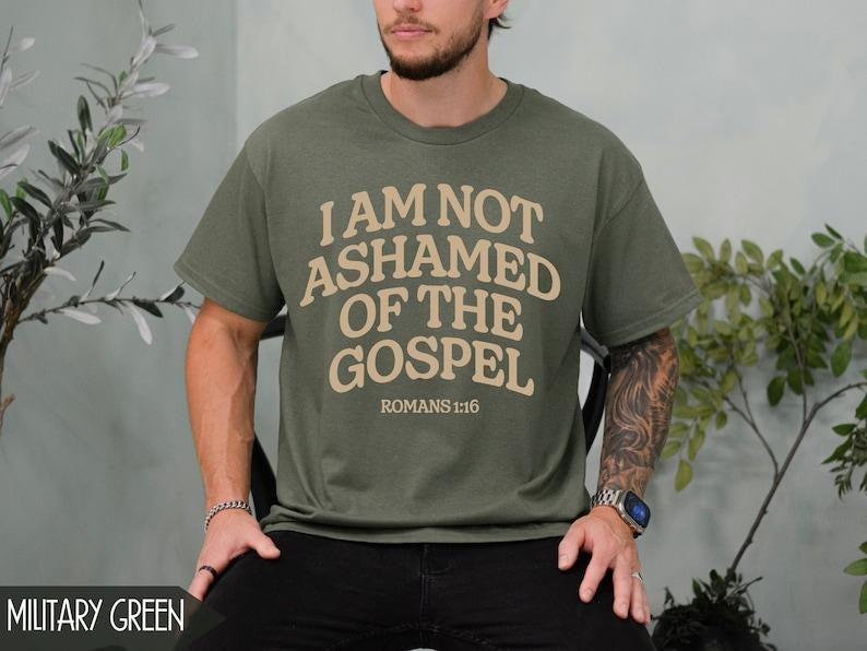 Aesthetic Christian Shirt For Men, Brown Jesus Tshirt, Christian Streetwear Apparel, Bible Verse Shirt, Church Shirt, Mens Christian Gift