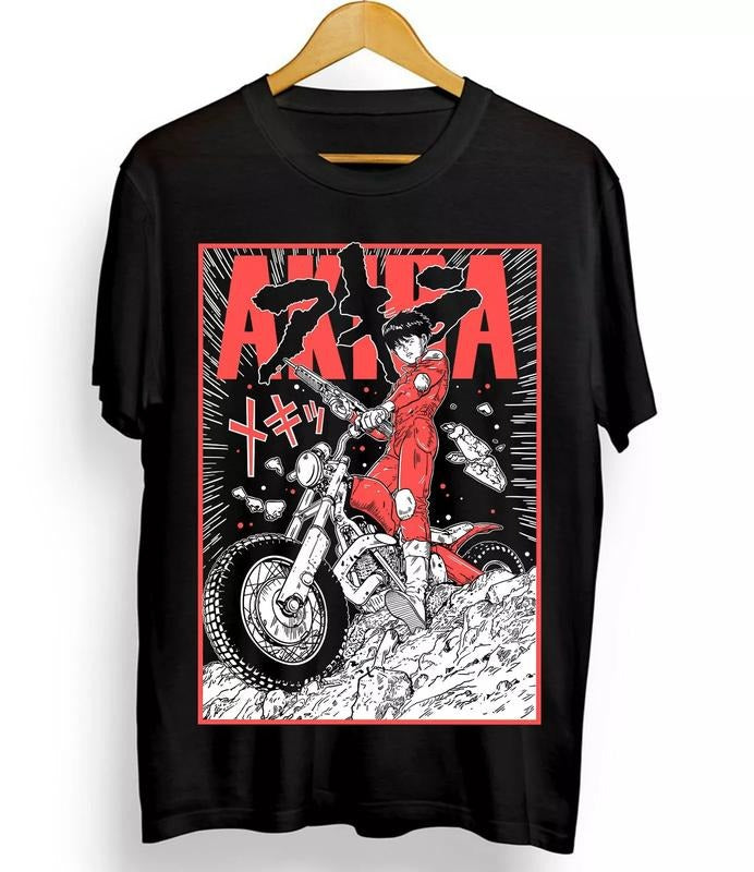 Akira T-shirt,Anime Shirt,Retro Neo Tokyo Manga Tetsuo Kaneda Shirt All Size