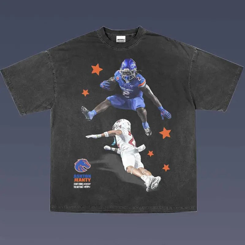 Ashton Jeanty 1.0 VINTAGE TEE | MEN'S GRAPHIC T-SHIRT SWEATSHIRT HOODIE | GIFT FOR FAN