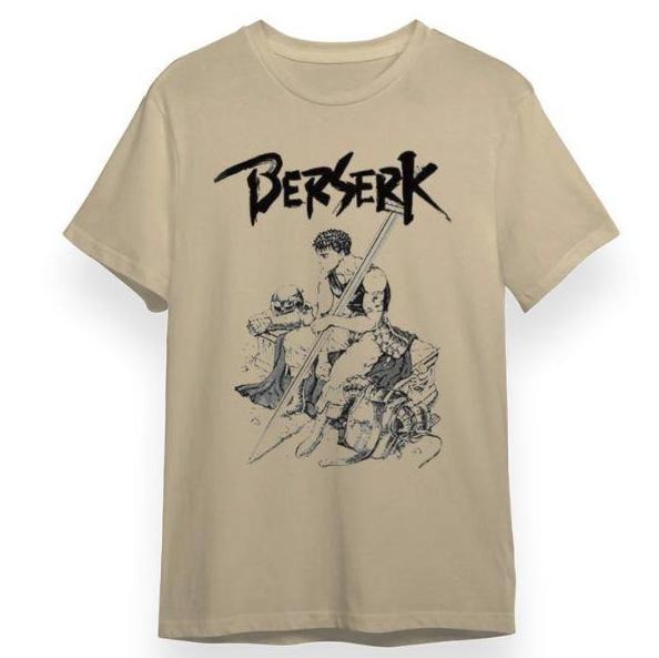 BERSERK GUTS JOURNEY TEE, Vintage Shirt, Manga Washed T-shirt Menswear Top Underwear Tshirt