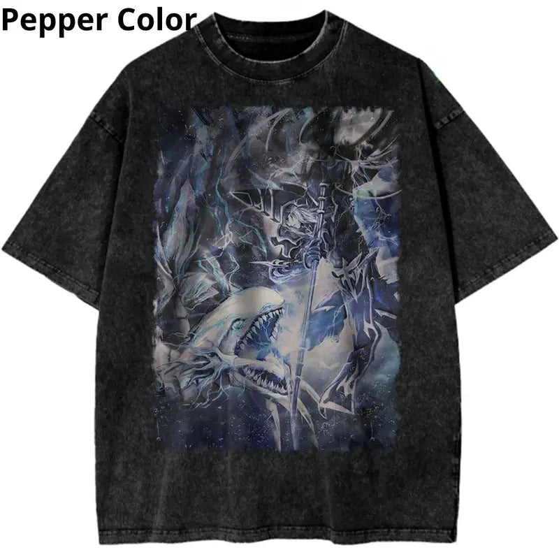 Blue Eyes White Dragon Shirt, Dark Magician Shirt, Yu-Gi-Oh! Shirt, Anime Shirt, Unisex Cotton Tees, T-shirt For man Top Menswear Womenswear