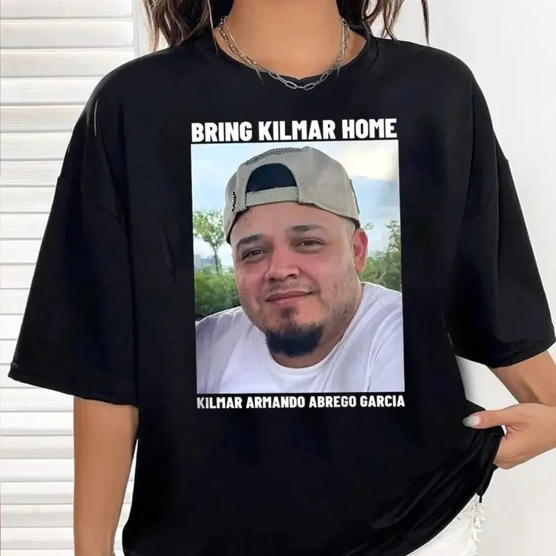 Bring Kilmar Home Kilmar Abrego Garcia Free Abrego Shirt, Human Rights T-Shirt, Protester Tee