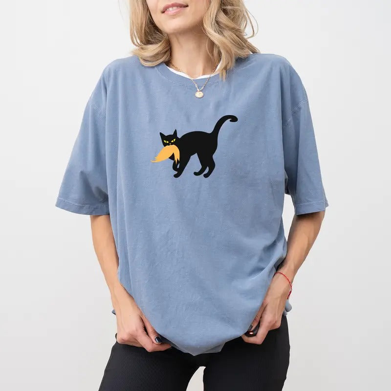 Cat Ladies Comfort Colors Shirt, Sarcastic Cat Graphic Tee, Support Women Unhinged Shirt, Cat Lover Shirt, Activist Tee, Feminist Shirt, Comfy Graphic Tee, Women's Top, Womenswear, Cotton Fabric Relaxed Fit Style