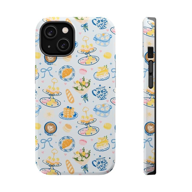 Coastal Brunch Phone Case, Mag Safe Compatible, Magnetic Tough Cases
