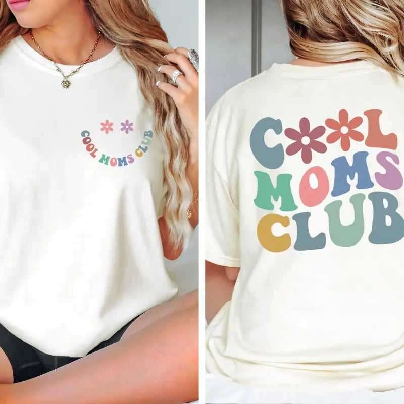 Comfort Colors Cool Moms Club Shirt Gift For Mom Funny Mom Shirt Mom Birthday Gift Cute Mom Gift Best Mom Gift For Her Mom Shirt TK43GN