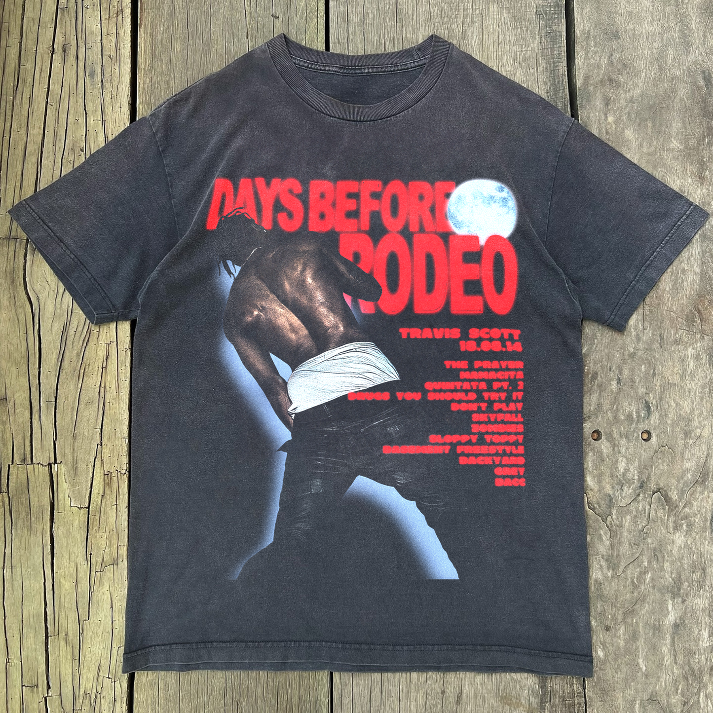 2014 'DAYS BEFORE RODEO' VINTAGE BLACK T-SHIRT
