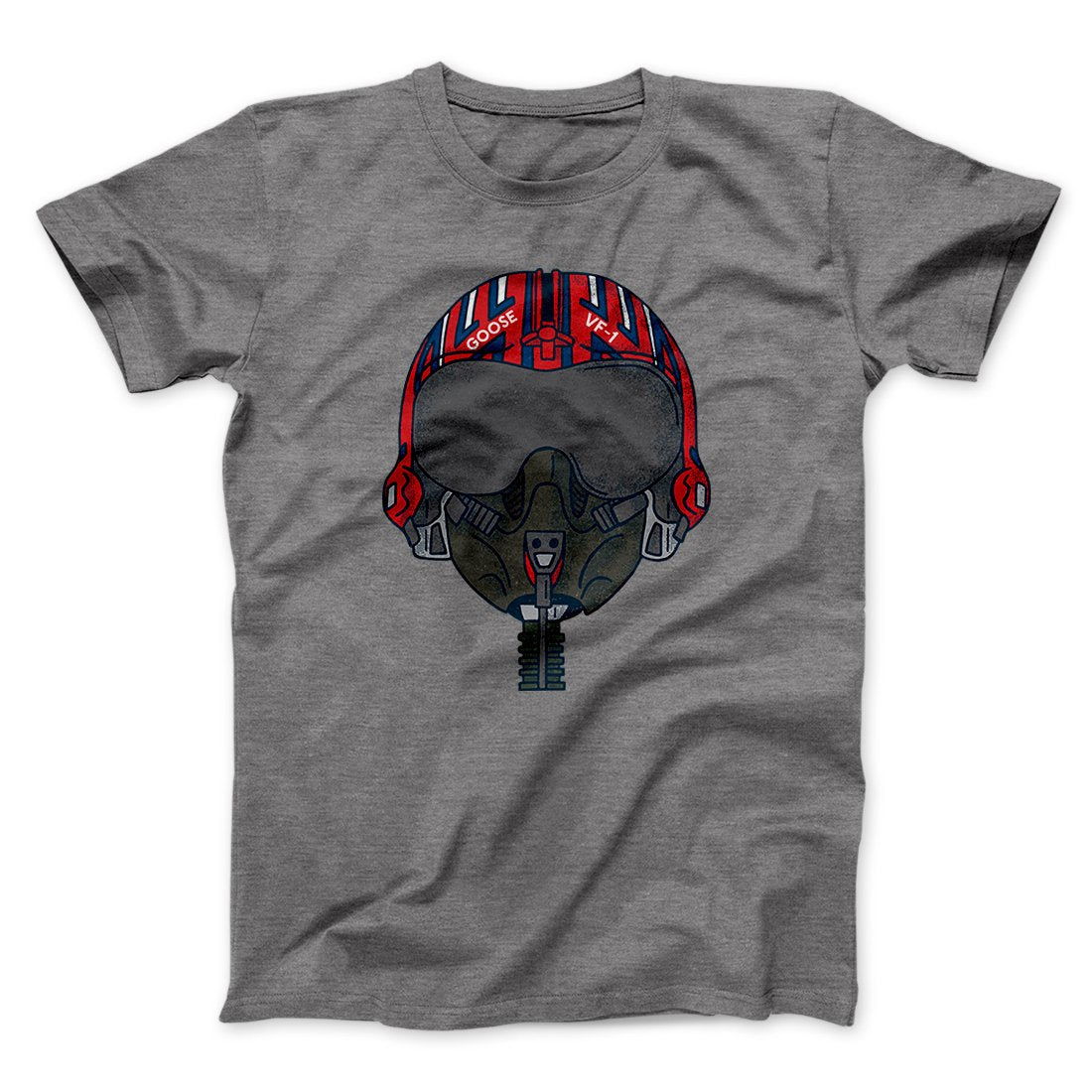 Goose Helmet Funny Movie Men/Unisex T-Shirt
