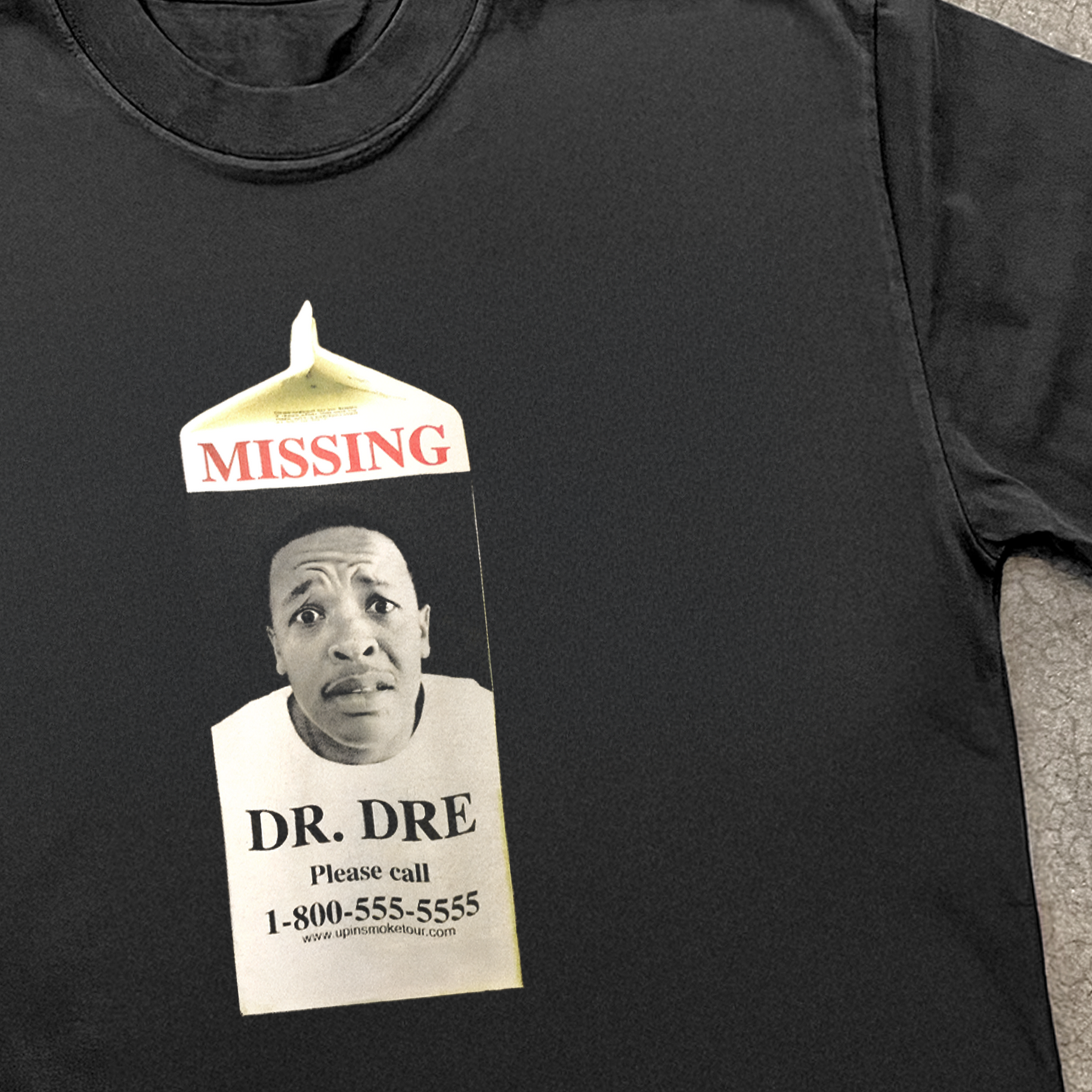 'DR DRES DEAD' HEAVYWEIGHT BLACK T-SHIRT