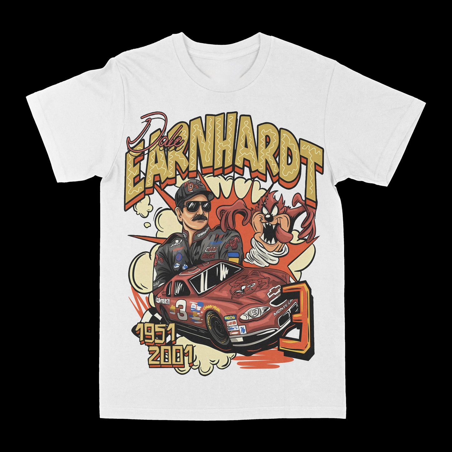 Dale Earnhardt "Looney" Graphic Tee Style001