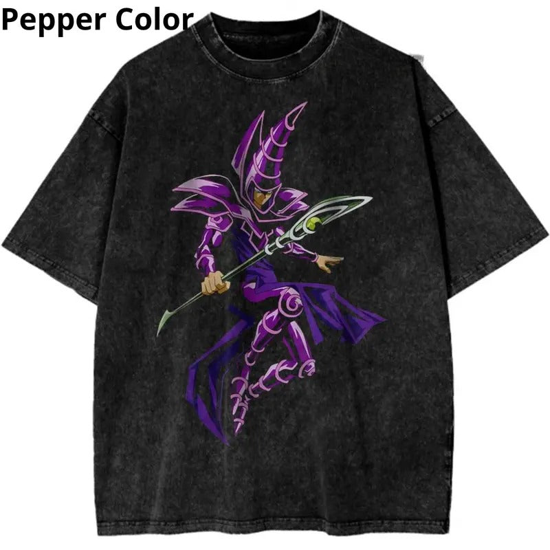 Dark Magician Shirt, Yu-Gi-Oh! Shirt, Anime Shirt, Vintage Tee, Graphic T-Shirt, T-shirt For man Top Menswear Womenswear