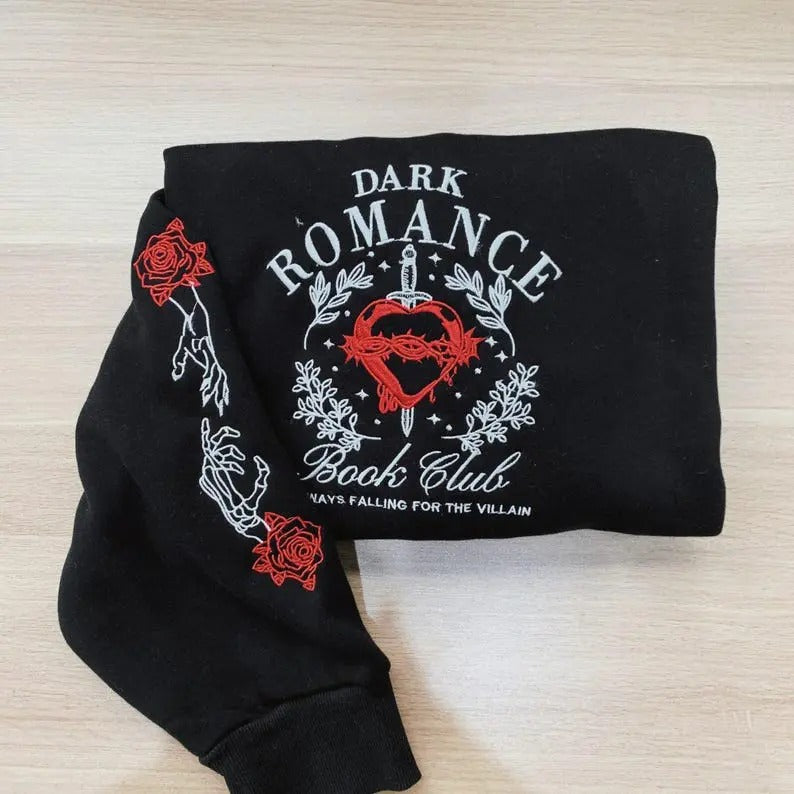 Dark Romance Book Club Sweatshirt, Trendy Literature shirt, Book Lover, Romance Reader Sweater