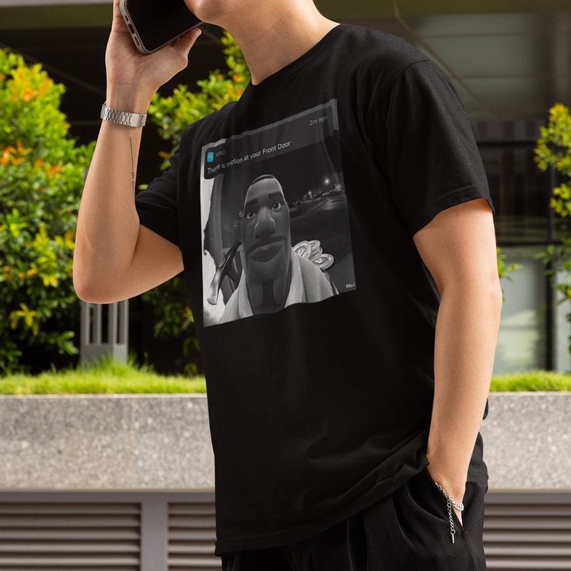 Default With Motion Meme Forrtnitte T-Shirt Funny Meme Shirt Graphic Tee, For Men & Women, Streetwear