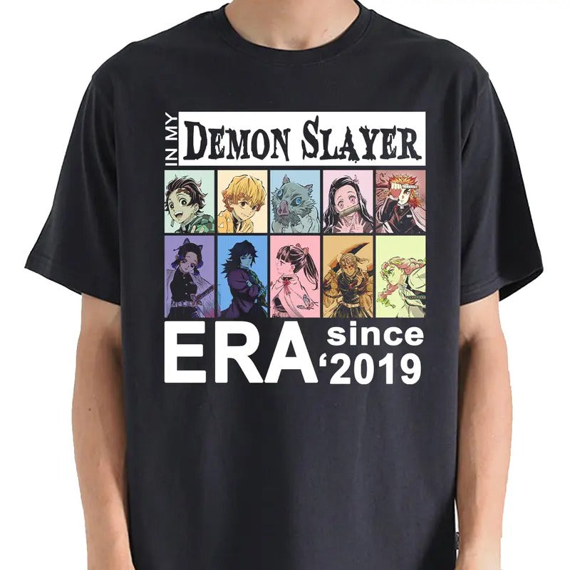 Demon Slayer Era since 2019 main characters shirt, Kimetsu No Yaiba t-shirt, anime sweatshirt hoodie, Tanjiro shirt, Rengoku t-shirt