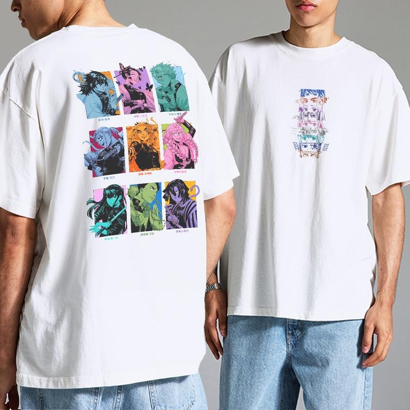 Demon Slayer Hashira team Shirt, Tanjiro Nezuko Zenitsu Inosuke Shirt,Demon Slayer t-shirt, Kimetsu no Yaiba Shirt, Anime sweatshirt hoodie, Anime lover t-shirt Menswearstyle{n002}3