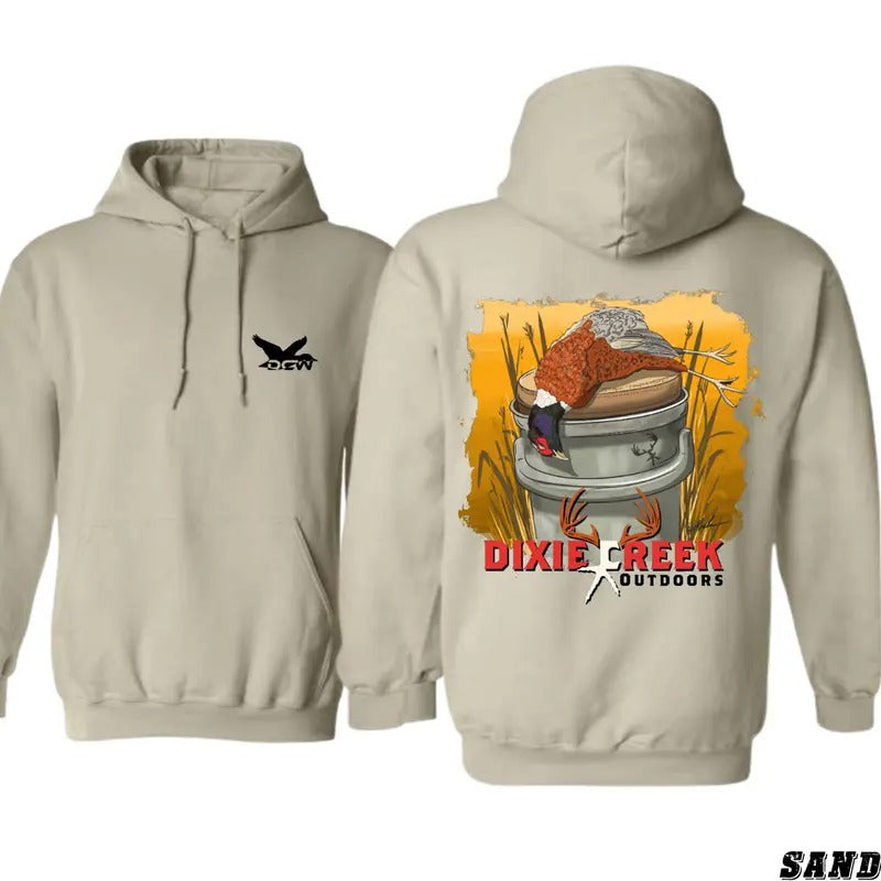 Dixie Creek Outdoors Hoodie - Classic Hunting Graphic, country boy clothing, Perfect for Outdoor and Casual Wear, Ideal for Nature Enthusiasts and Chilly Weather, Hoodie for Men, Hoodie for Women, High-Quality Material Menswear Sweaters Tops Underwear