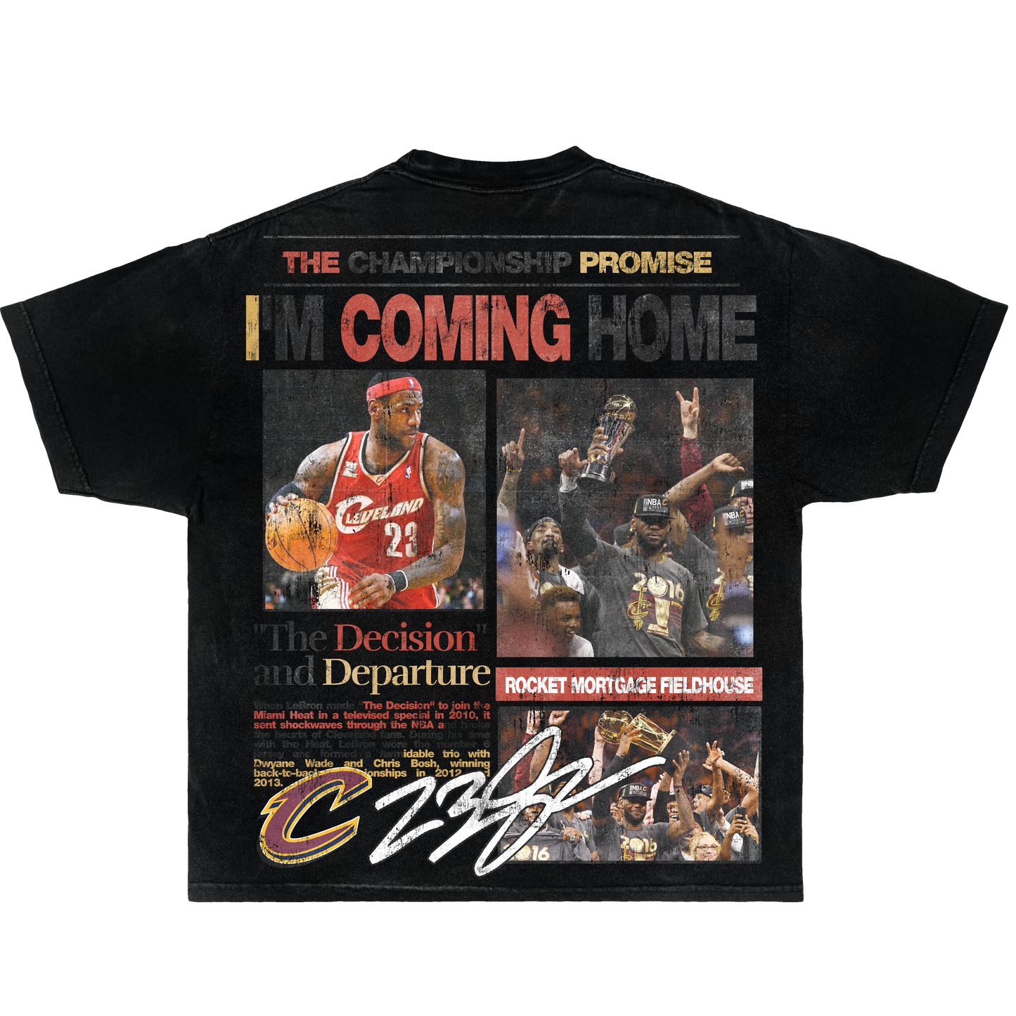 Lebron James Newspaper Flyer Vintage Shirt