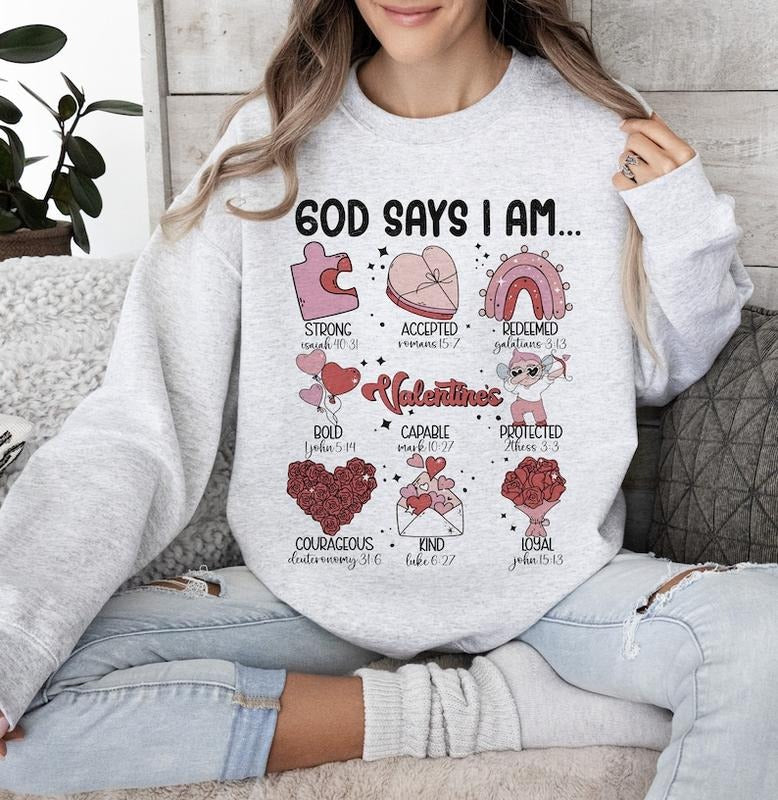 Funny Valentines Shirt, Valentines Tee, Love Cute Valentines Sweatshirt, Trendy Valentines Designs