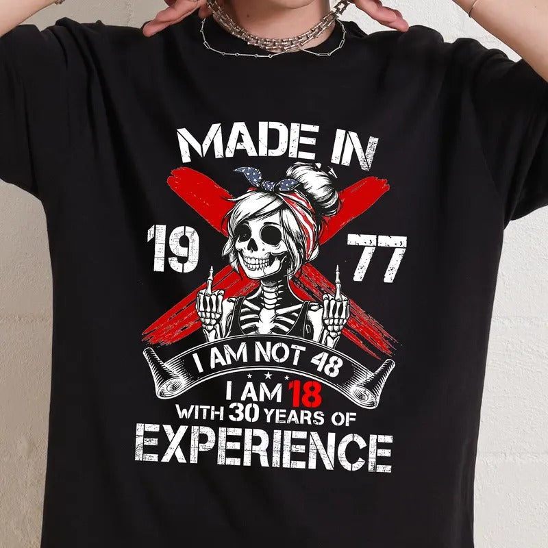 Generation X Custom Year Badass Generation T-shirt, Gen X FAFOT Shirt - 100% Cotton Top Unisex Comfort Womenswear, Custom Year Of Birth Shirt