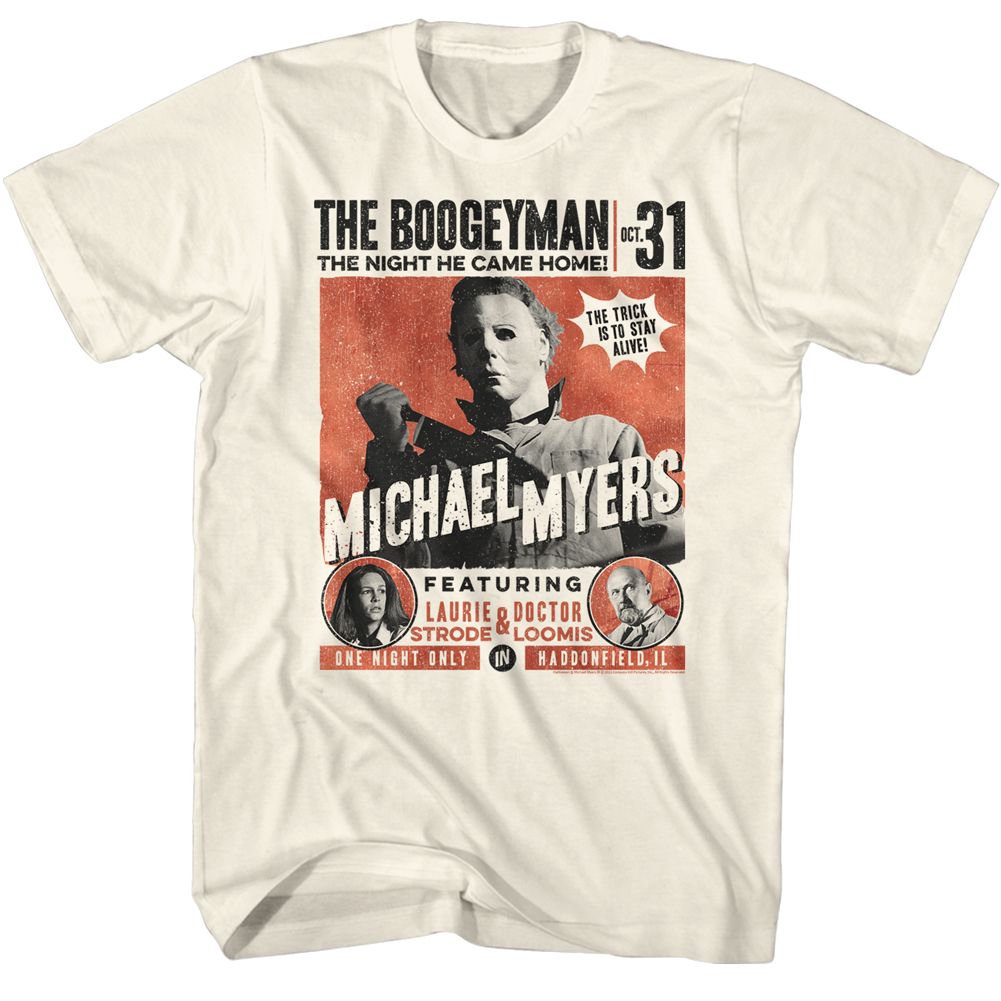 Halloween - Poster Style - Short Sleeve - Adult - T-Shirt