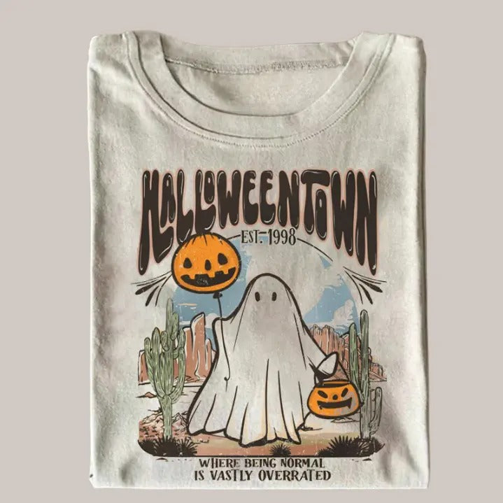 Halloween Vintage Tees, Halloween Est 1998 T-Shirt, Horror Movie Shirt, Unisex Funny Halloween Shirt Menswear Womenswear Streetwear