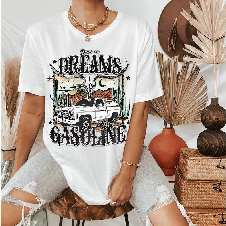 Heart Like a Truck Lainey Wilson Shirt, Oversized Longhorn Western Graphic Tee, Rodeo and Nashville Shirt, Perfect Gift 7PK8N