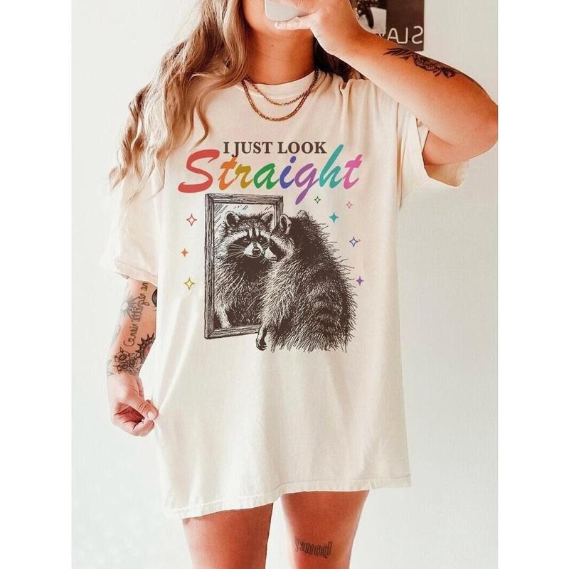 I just look straight | funny lgbt shirt | funny lesbian shirt | cool queer shirt | live laugh lesbian | bi pride shirt | pansexual | trans T-shirt, sweater and Hoodie