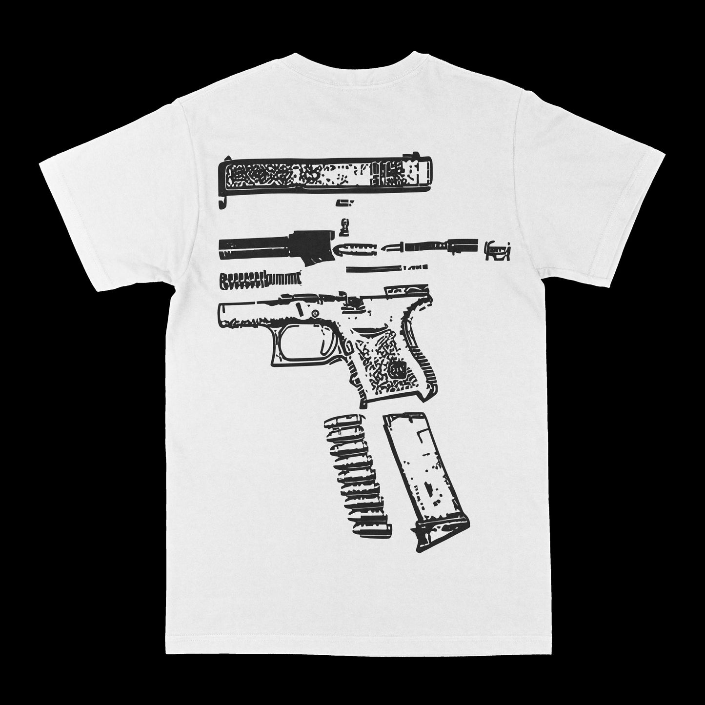 In Glock We Trust Graphic Tee Style001