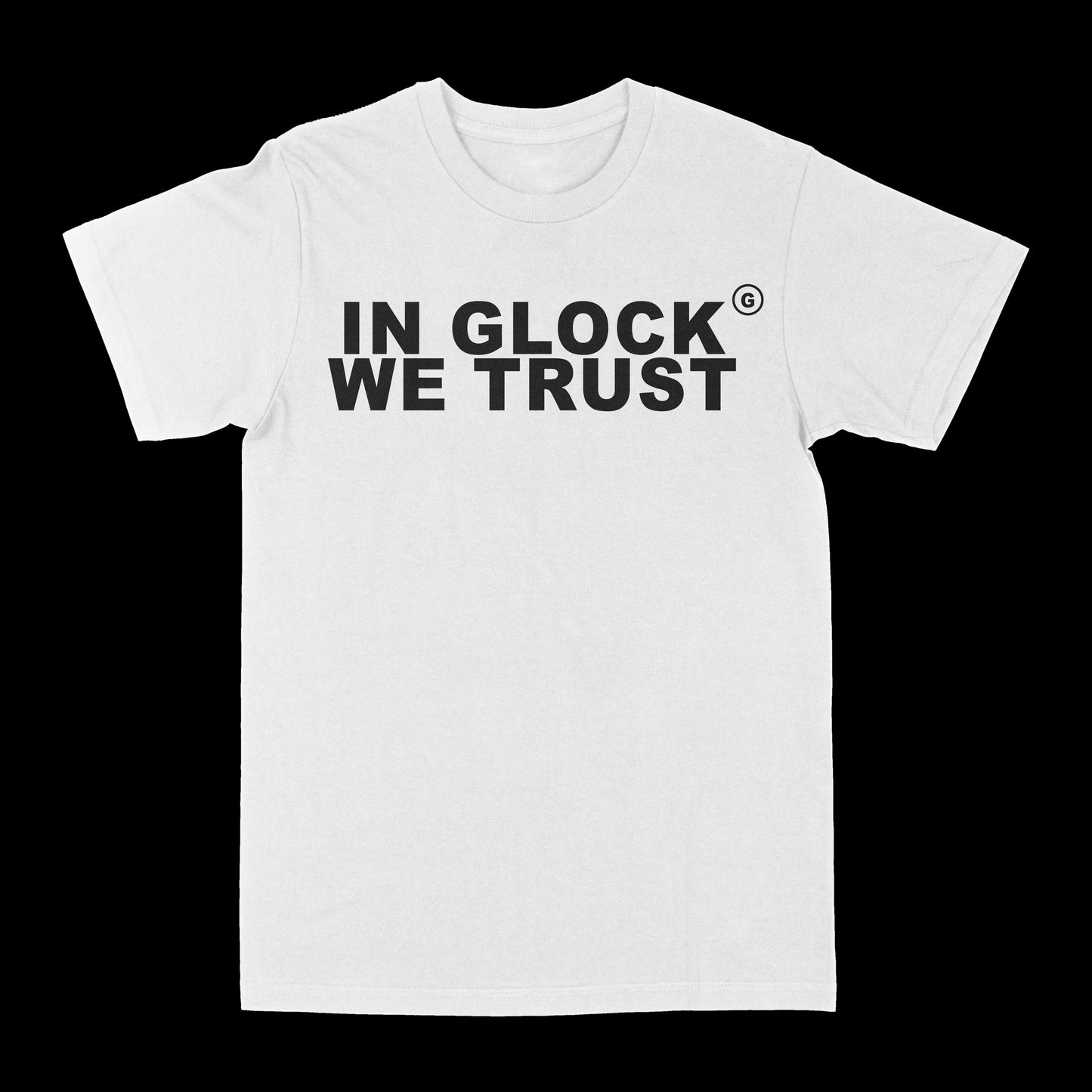 In Glock We Trust Graphic Tee Style001