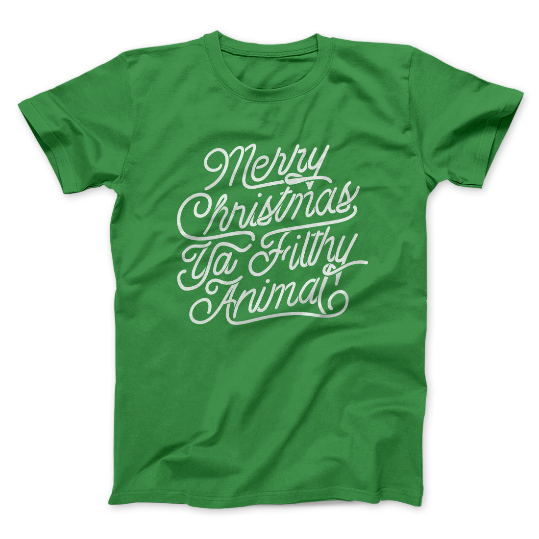 Merry Christmas Ya Filthy Animal Funny Movie Men/Unisex T-Shirt Style001