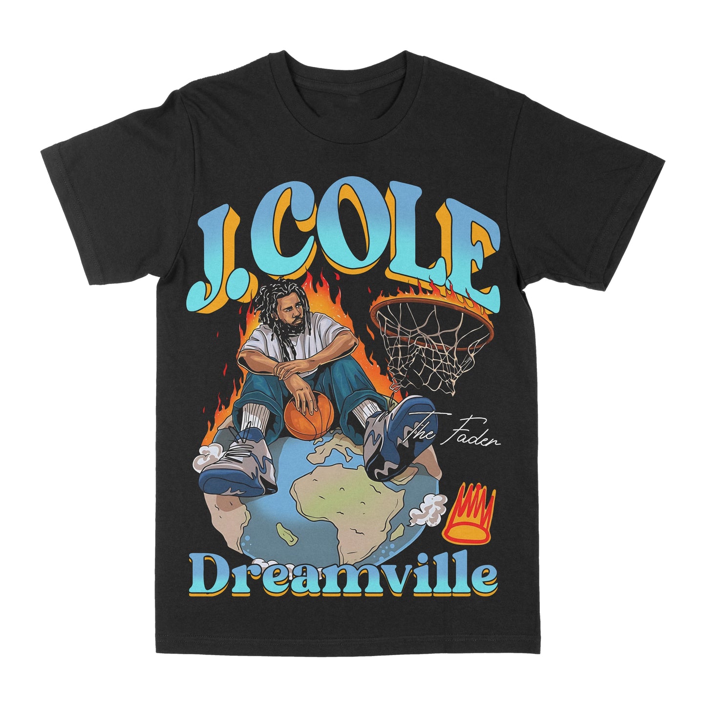 J. Cole "Dreamville World" Graphic Tee Style001